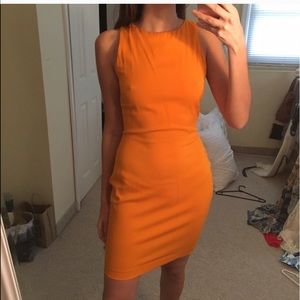 Zara1 Orange mini dress